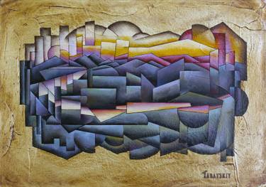 Original Abstract Landscape Paintings by Vlad Zabavskiy