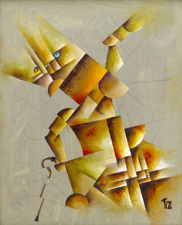 Original Abstract Portrait Paintings by Vlad Zabavskiy