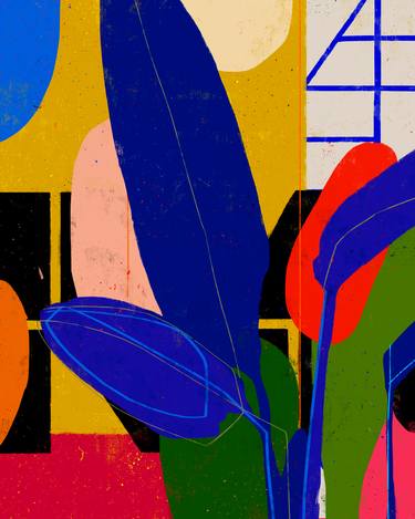 Original Abstract Botanic Digital by Luciano Cian