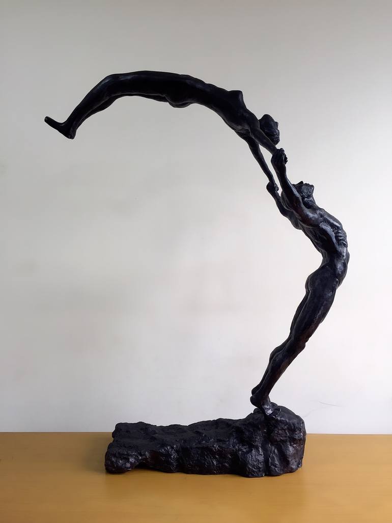 Original Figurative Sports Sculpture by Vernika Singh