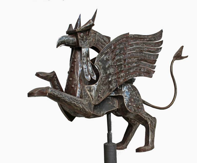 Original Fine Art Classical mythology Sculpture by Frantisek Toman