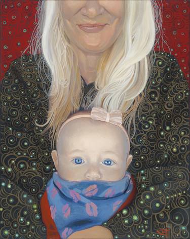 Original Realism Children Painting by Caroleen Jett Green