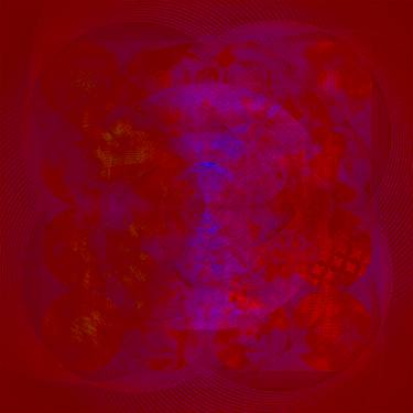 Original Abstract Geometric Digital by Colin Fleming