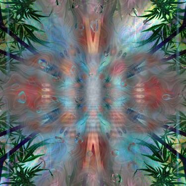 Original Abstract Botanic Digital by Colin Fleming