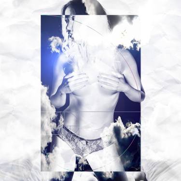 Original Abstract Nude Digital by Colin Fleming