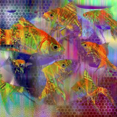 Original Abstract Comics Digital by Colin Fleming