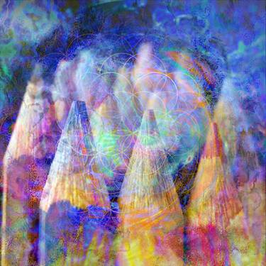 Original Abstract Expressionism Abstract Digital by Colin Fleming