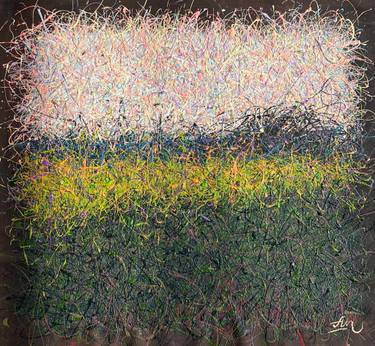 Original Abstract Expressionism Abstract Painting by Nadiia Antoniuk