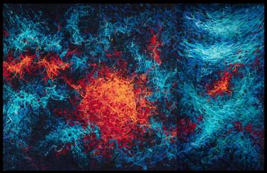 Original Abstract Mixed Media by Olesia Tkachenko