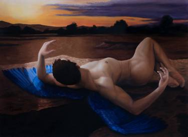 Original Classicism Nude Painting by Alfredo Furiati