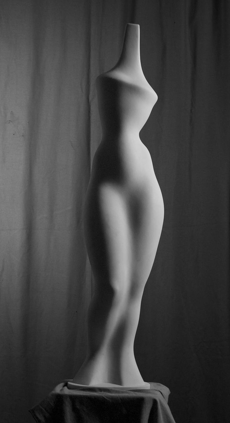 Original Figurative Body Sculpture by Ian M A Thomson Mrss