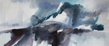 Original Abstract Expressionism Abstract Painting by Marija Curk