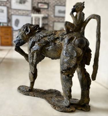 Original Expressionism Animal Sculpture by Brandon Borgelt