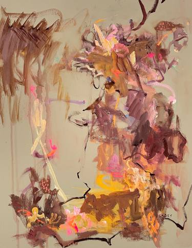 Original Abstract Expressionism Music Paintings by Peggy Casey-Mason