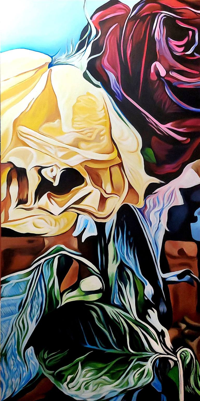 Print of Abstract Botanic Paintings by Nathan Altier