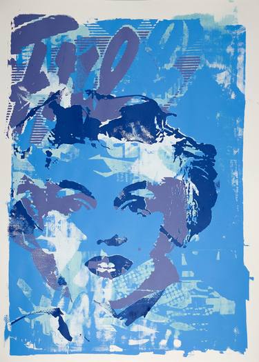 Original Abstract Cartoon Printmaking by Oliver Rossdeutscher