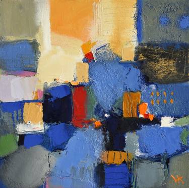 Original Abstract Painting by Volodymyr Kolesnyk