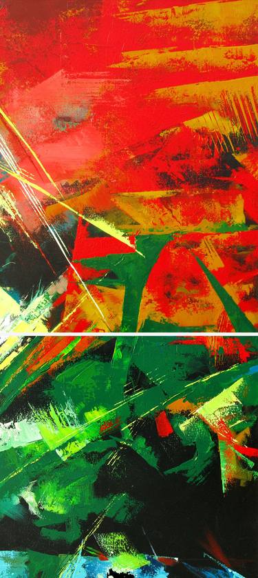 Original Abstract Expressionism Abstract Painting by Art Dimension