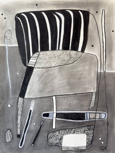 Original Contemporary Abstract Drawings by Rebekah Andrade