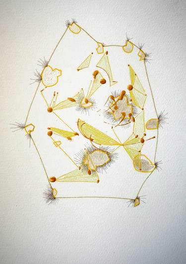Original Fine Art Abstract Drawing by Cristiana Bolli Freitas