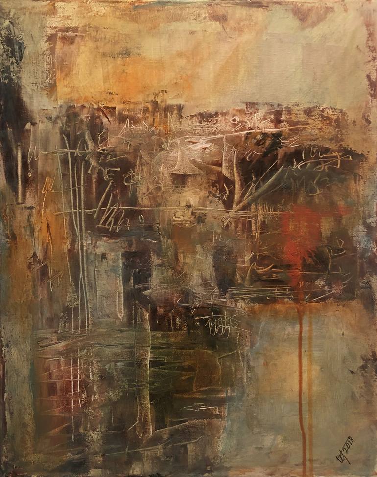 Print of Abstract Expressionism Abstract Paintings by Terry Orletsky
