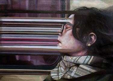 Original Figurative Portrait Paintings by Zoe Lunar