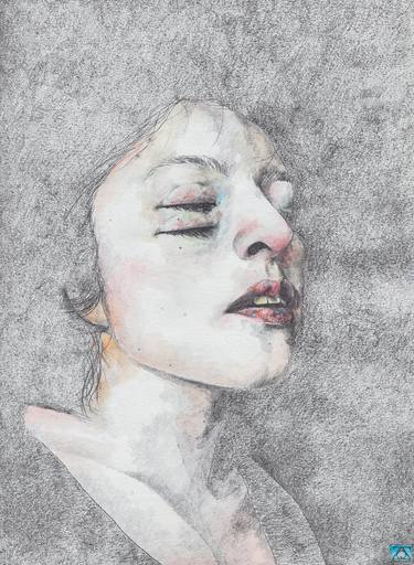 Original Surrealism Women Mixed Media by Zoe Lunar