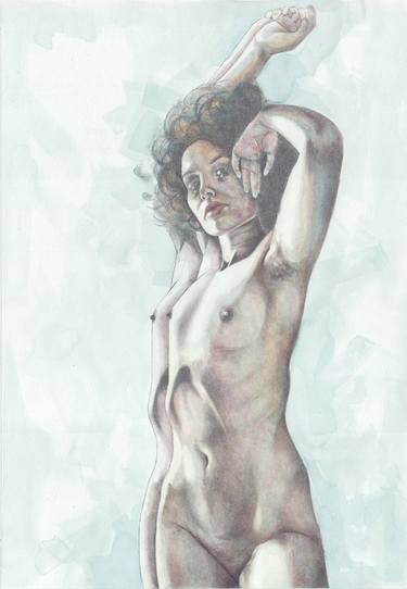 Original Realism Women Drawings by Zoe Lunar