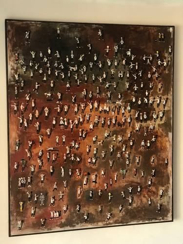 Original Abstract Expressionism Popular culture Painting by Alejandro Gayvoronsky