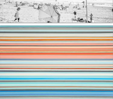 Original Abstract Beach Mixed Media by Susana Sancho Beltran