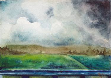 Original Abstract Landscape Painting by Ivy Bowers