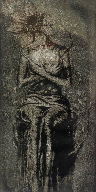 Original Surrealism Women Printmaking by Nitiksha Dawar