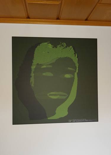 Original Abstract Portrait Mixed Media by Jörg Jung