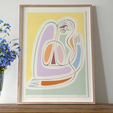 Original Figurative Abstract Painting by Angus Martin