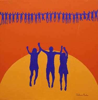 Original Conceptual Education Paintings by Amedeo Orabona