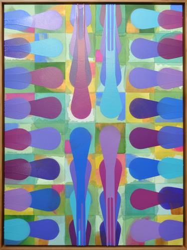 Original Art Nouveau Abstract Paintings by Sarah Emily Porter