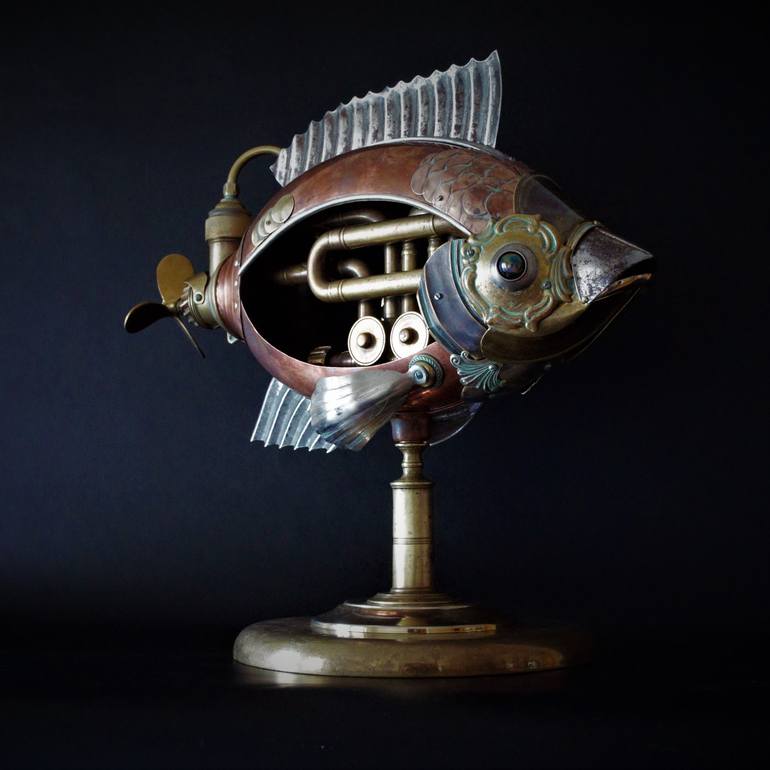 Original steampunk Animal Sculpture by ArtūRas TamašAuskas