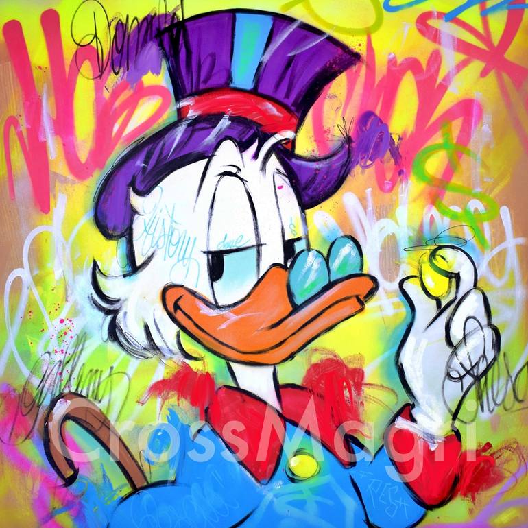 Original Pop Art Pop Culture/Celebrity Paintings by Cross Magri