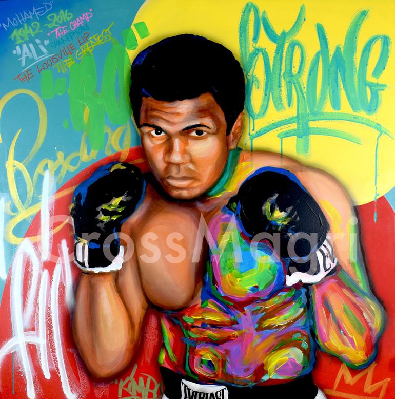 Original Pop Art Pop Culture/Celebrity Paintings by Cross Magri