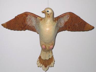 Original Figurative Airplane Sculpture by Elizabeth Parker