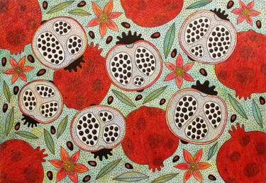 Original Folk Botanic Drawings by Veronika Demenko
