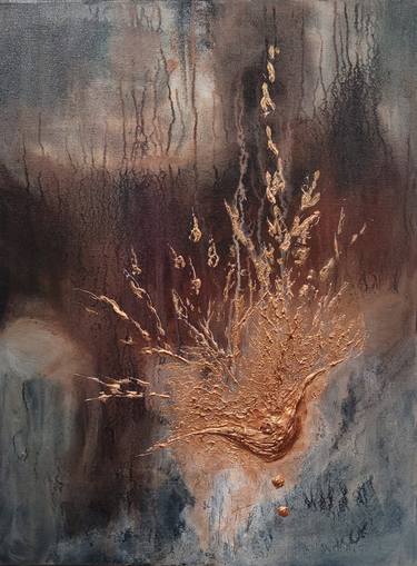 Original Painterly Abstraction Abstract Painting by Redin Winter