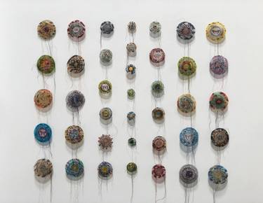 Original Abstract Patterns Installation by Gwen Samuels