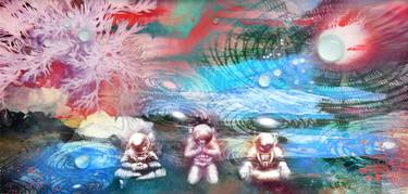 Original Surrealism Technology Mixed Media by Erin Ko