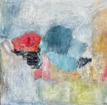 Original Abstract Expressionism Abstract Mixed Media by Linda Medd