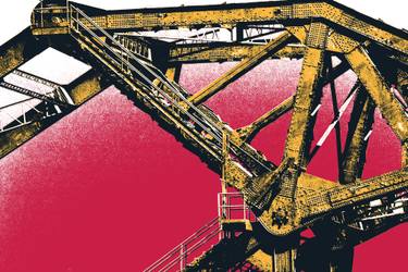Original Surrealism Architecture Printmaking by Shay Culligan