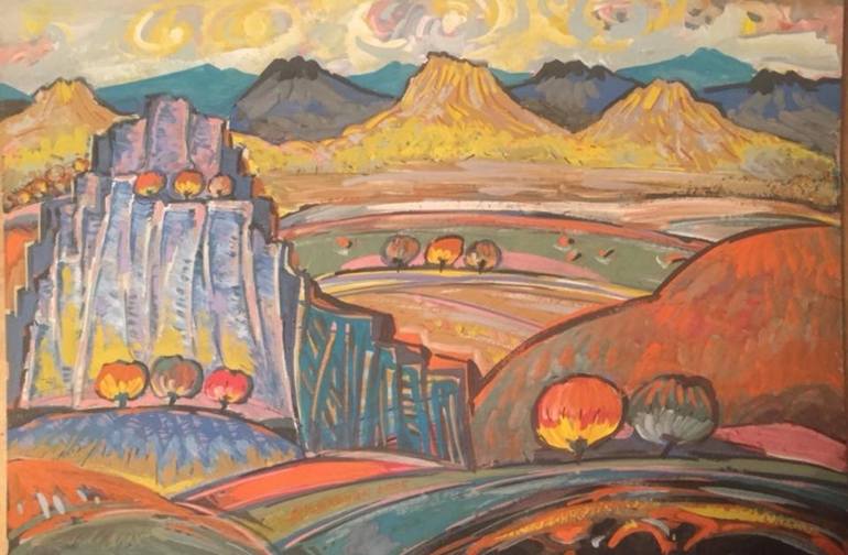 Autumn's Sunrise Painting by Albert Karoyan | Saatchi Art