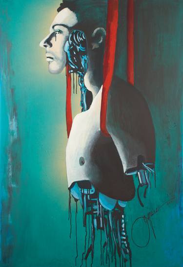 Print of Abstract Technology Paintings by Agnese Melbarde