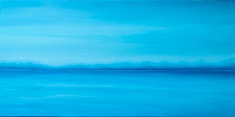 Print of Impressionism Seascape Paintings by Nataliia Krykun