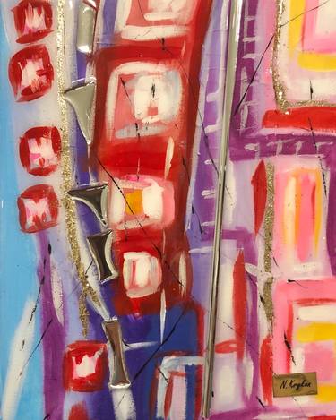 Original Abstract Expressionism Abstract Paintings by Nataliia Krykun